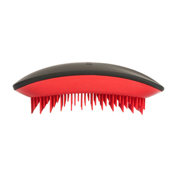 Hårbørste Soft Touch Edition, Black/Red - Tangle Mouse
