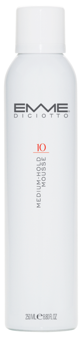 10 Medium-Hold Mousse, 250 ml. - EMME DICIOTTO