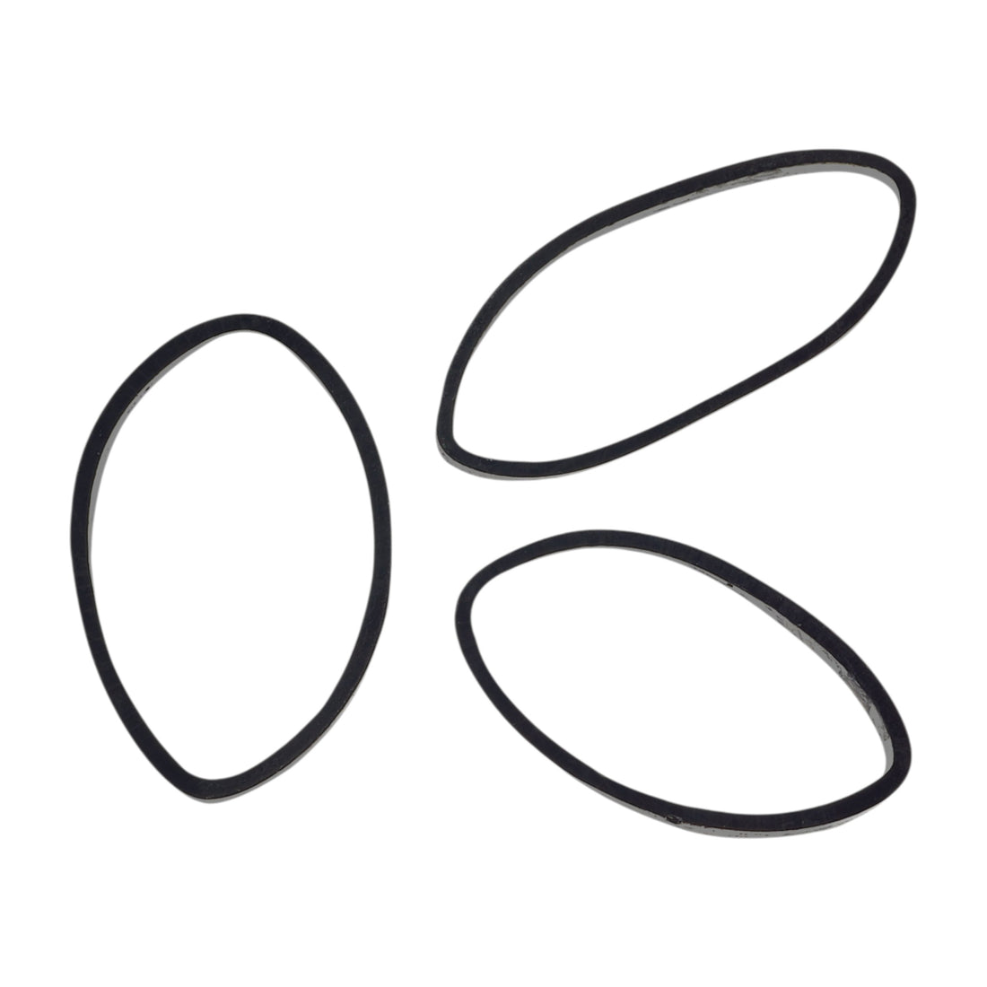 Rubber bands, Black, 500 pcs. - Sibel