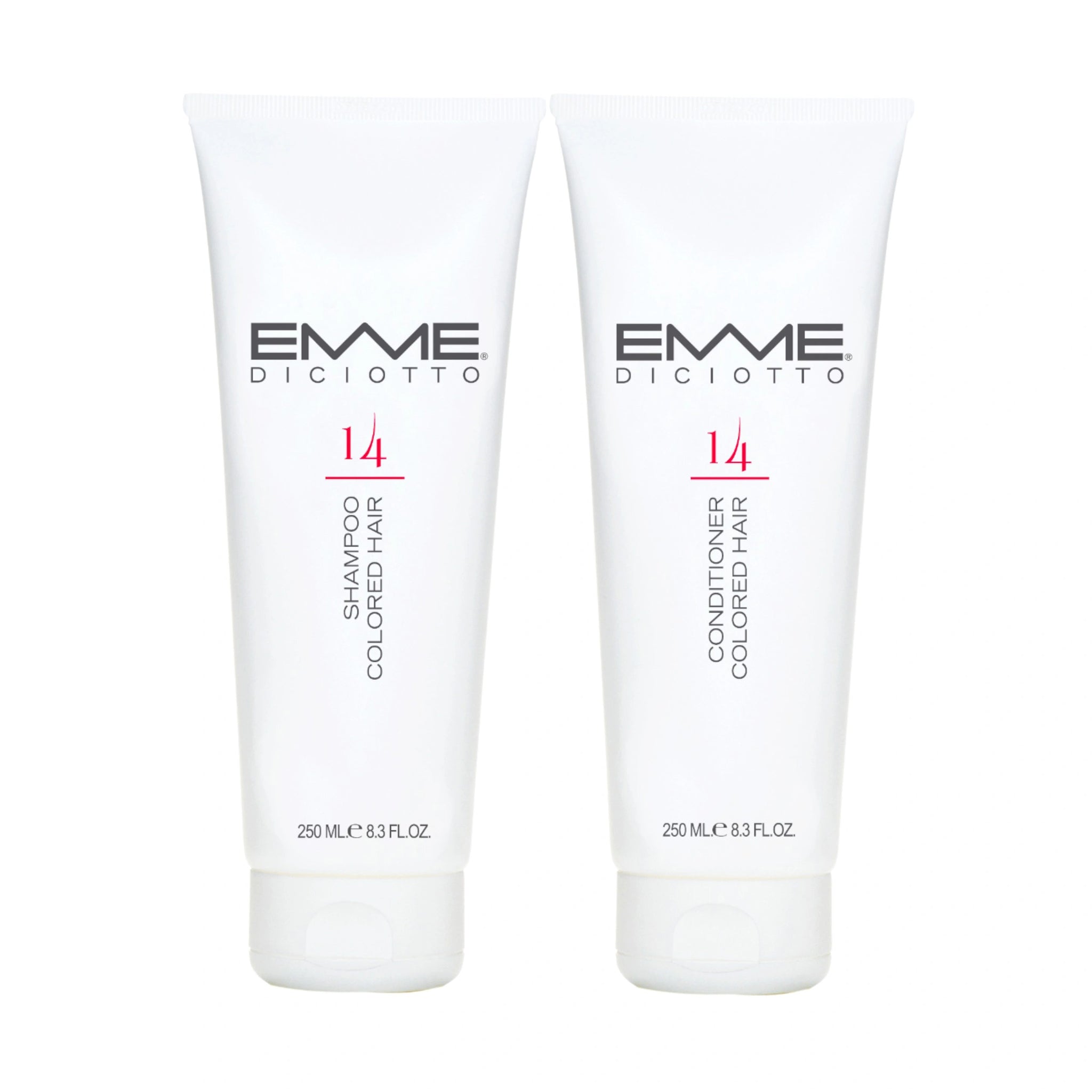 14 Shampoo & Conditioner Colored Hair, 250 ml. - EMME DICIOTTO
