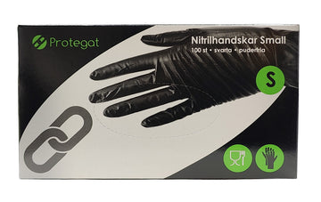 Nitrilhandsker, Sort, str. S