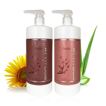Colorful Shampoo og Conditioner, 1000 ml. - PURE ATTITUDE