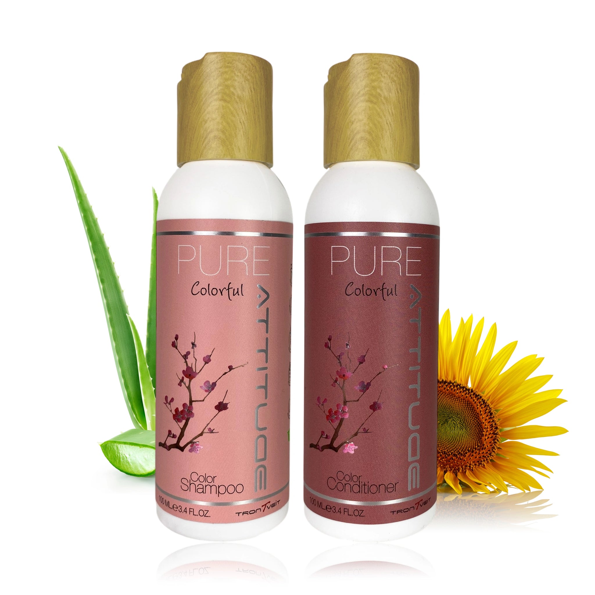Colorful Shampoo og Conditioner, 100 ml. - PURE ATTITUDE