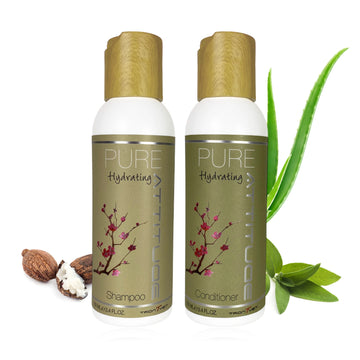 Hydrating Shampoo og Conditioner, 100 ml. - PURE ATTITUDE