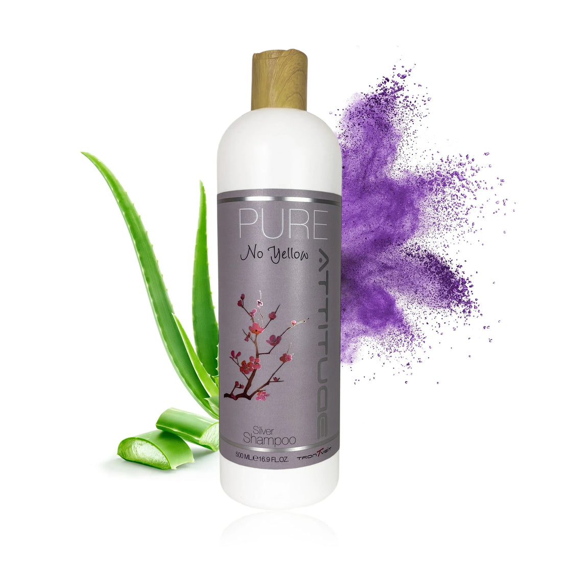 No Yellow Shampoo, 500 ml. - PURE ATTITUDE