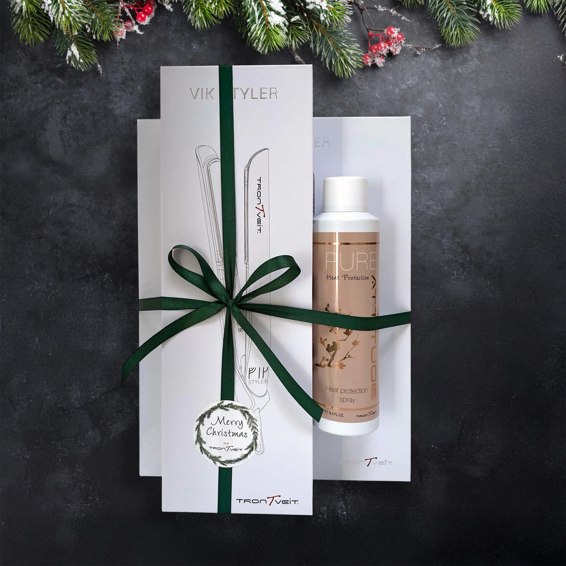Tyføn Mini + VIK Styler + Heat Protection Spray Gaveæske
