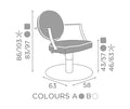 Camille Frisørstol - Salon Ambience