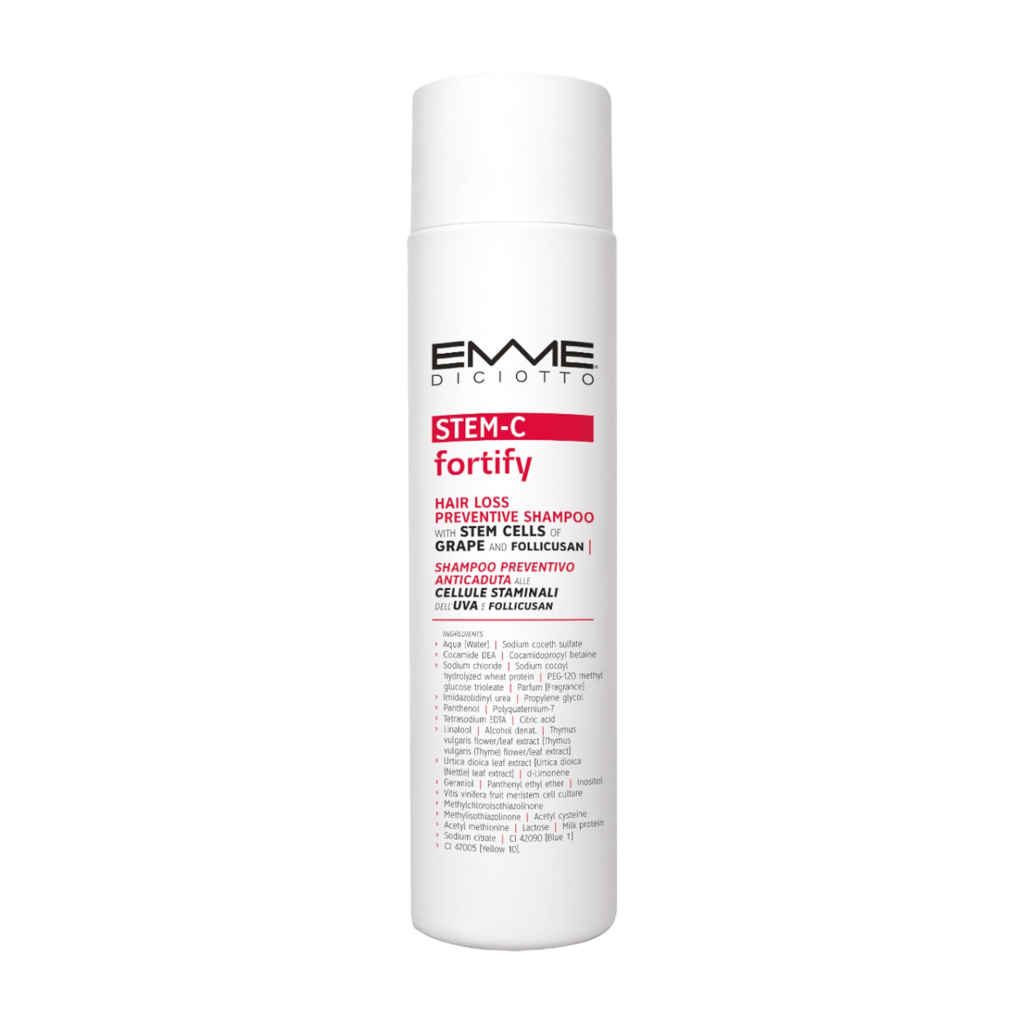 STEM-C Anti Hair Loss Shampoo, 250 ml. - EMME DICIOTTO