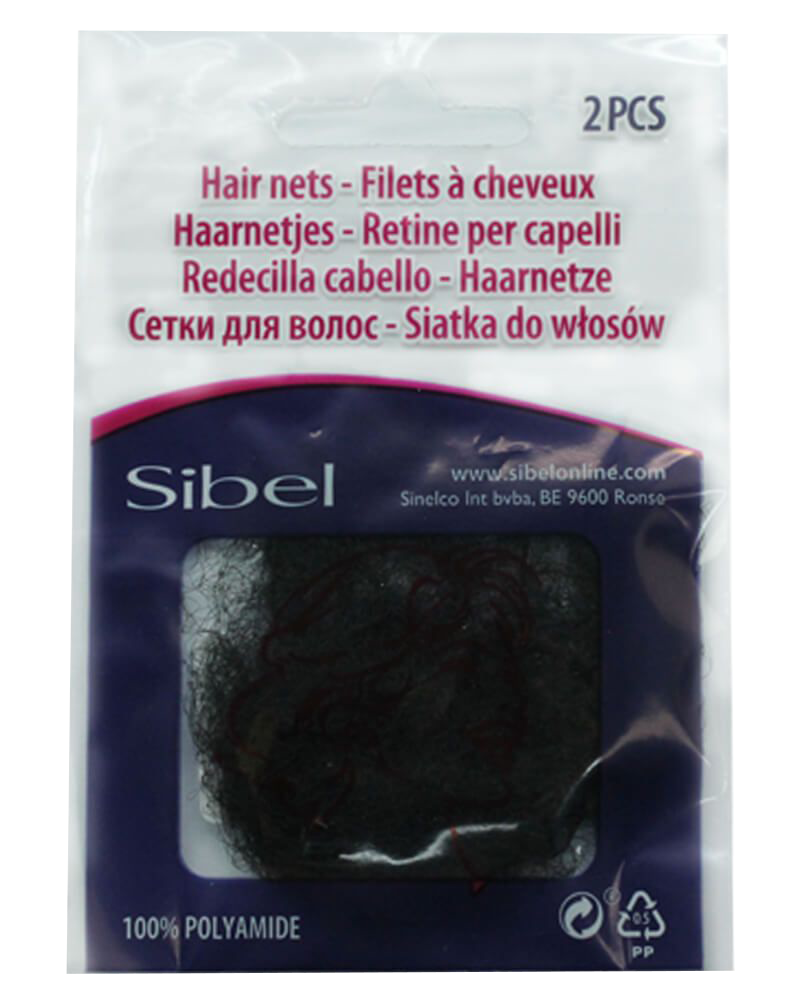 Hårnet, Sort - 12 stk. - Sibel